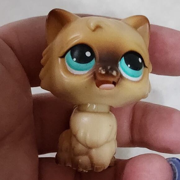 Littlest Pet Shop Magic Motion tan and brown‎ Persian Kitty Cat - Picture 6 of 6